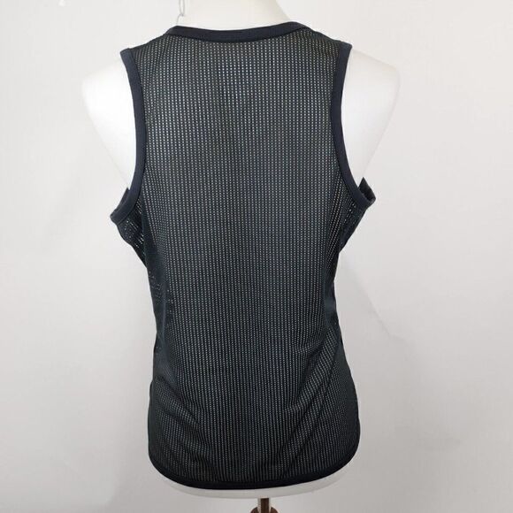 New Balance Black Mesh Breathable Running Tank Top WOMENS L - Picture 3 of 5